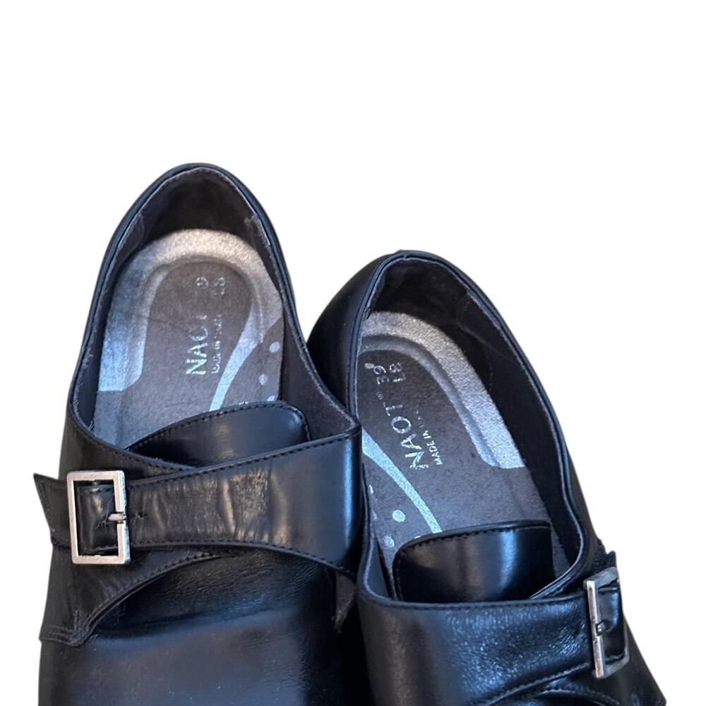 Naot black leather Mary Jane Shoes with Buckles, EUC Size 39 - Picture 2 of 6